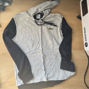 Long sleeve Lacoste shirt with hood